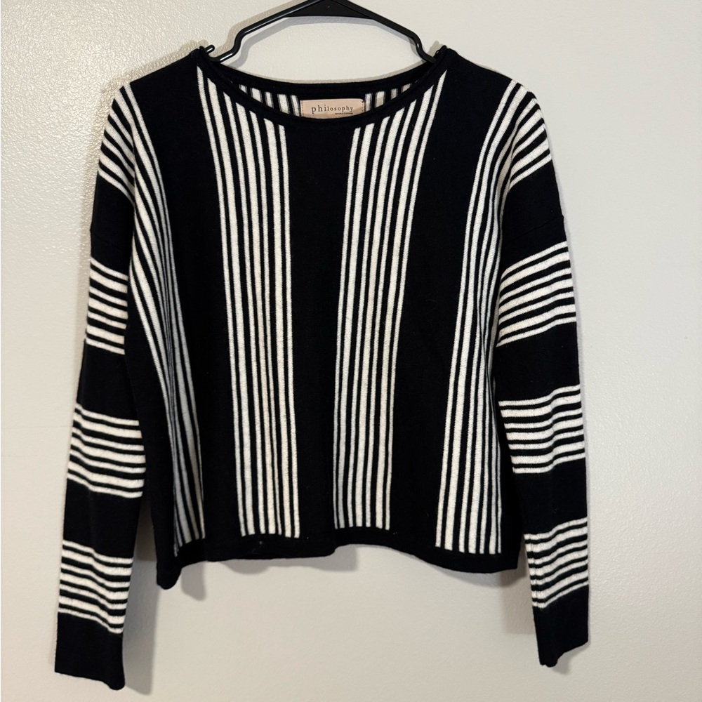 Philosophy Cropped Sweater